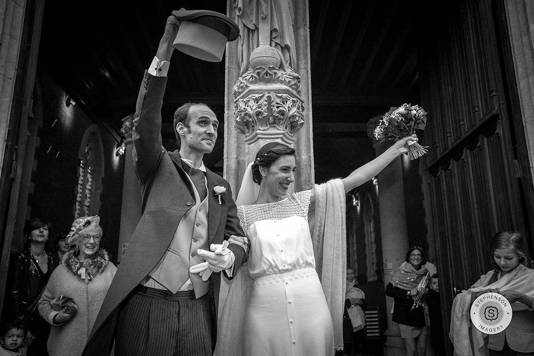 Wedding Ceremony Exiting the Church