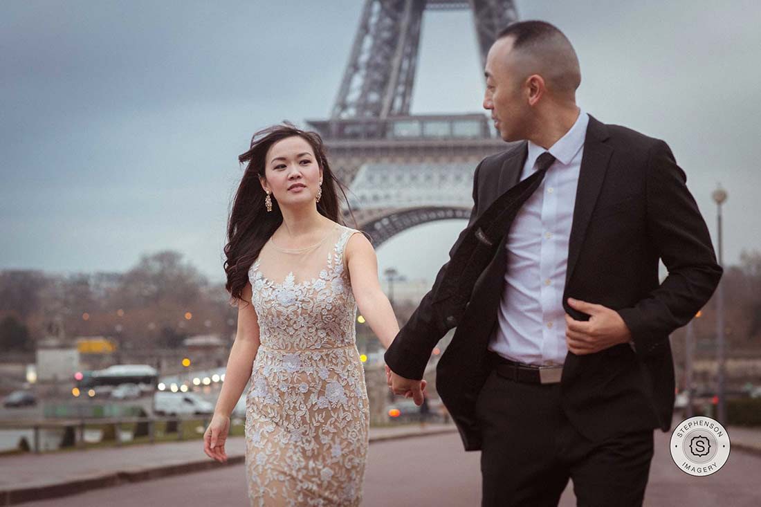 Paris engagement photo session