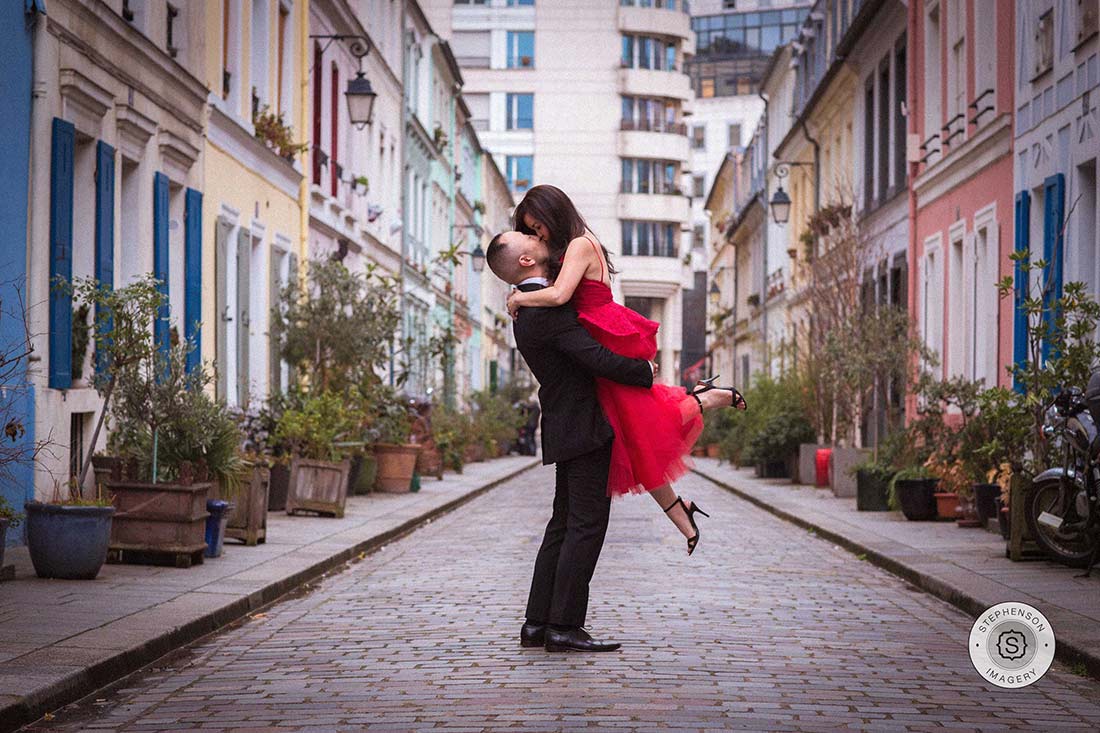 Paris engagement photo session